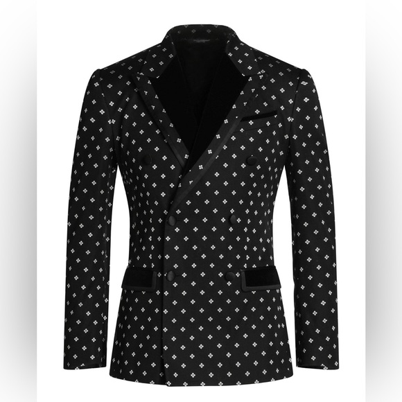 Dolce & Gabbana Other - Dolce & Gabbana Black and White Floral Jacket